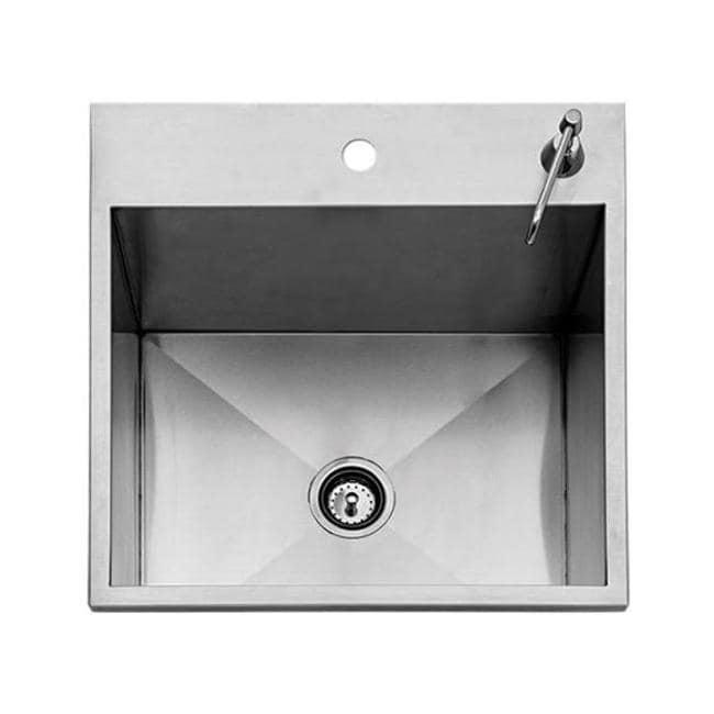 Twin Eagles:  24" Twin Eagles Outdoor Sink with S/S Cover