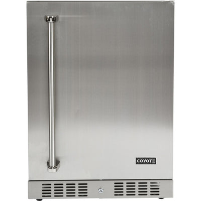 Coyote Grills: 24" Built-in Outdoor Refrigerator, Right Hinge