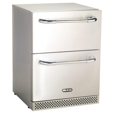 Bull Grills: 24" Premium Double Drawer Refrigerator 5 CF