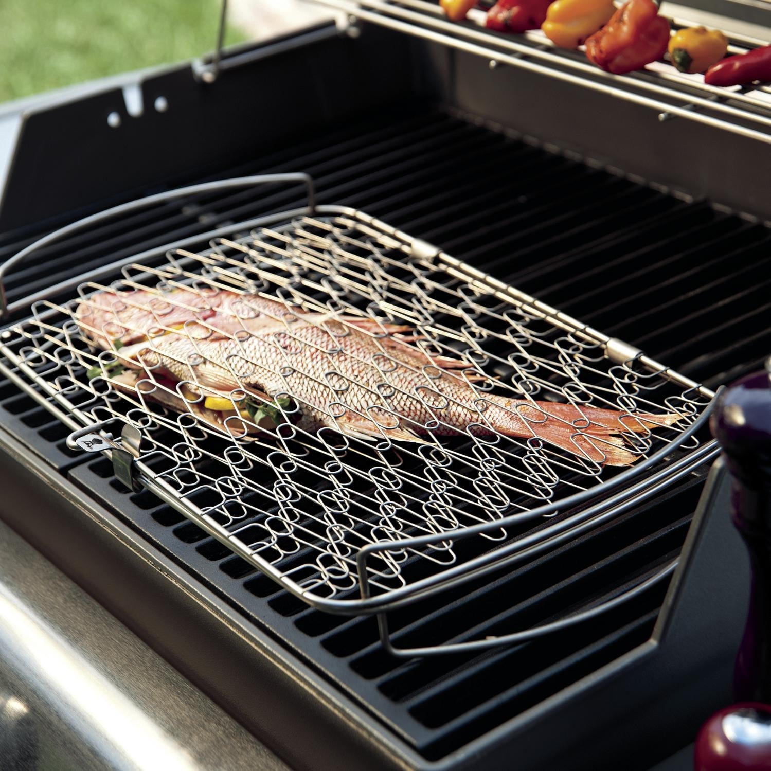 Weber Rack Fish Weber: Fish Basket- Large